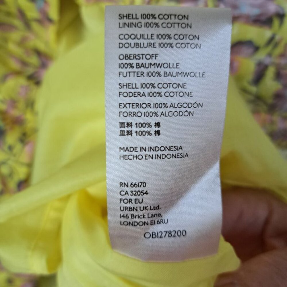 Anthropologie Clarabella Yellow Floral Maxi Skirt Sz. XS - Picture 10 of 10
